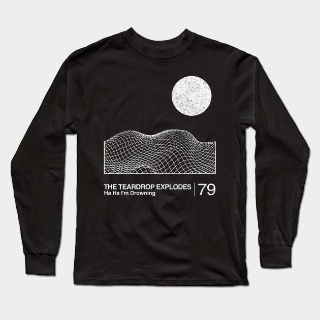 The Teardrop Explodes / Minimalist Graphic Artwork Design Long Sleeve T-Shirt by saudade